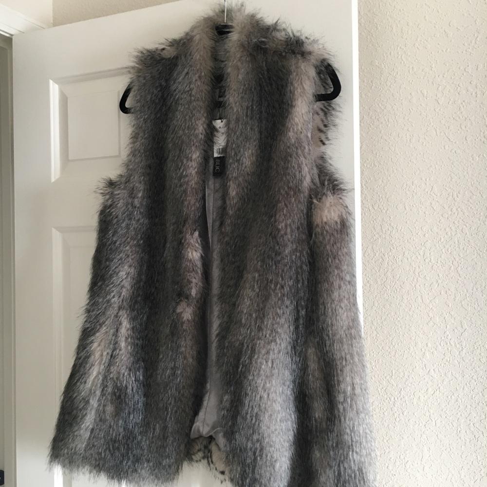 Banana Republic Faux Fur Vest